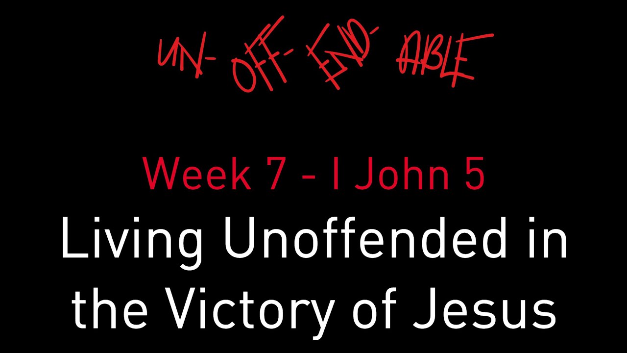 Unoffendable | Living Unoffended in the Victory of Jesus | Pastor Carlyle Naylor