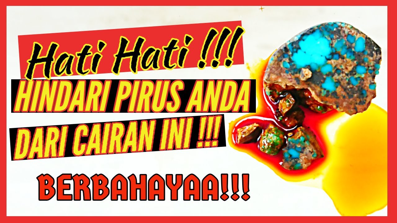 DANGER !! His intention was to change the color of the Turquoise Agate, but what happened was fatal