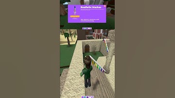 ROBLOX - NEW UPDATE - How to get REALISTIC MARKER BADGE in FIND THE MARKERS ! #shorts