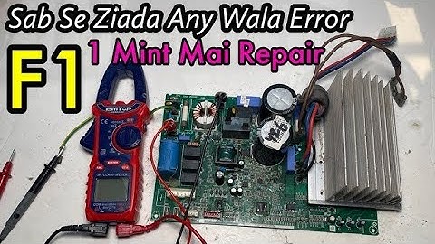Inverter Ac PCB F1 Error repair || Onida,Haie,lloyed,blue star,voltas