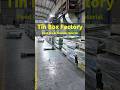 How Tin Boxes Are Made: From Raw Material to Cutting🏭✨