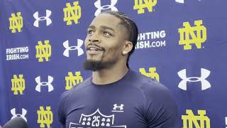 Notre Dame RB Devyn Ford: 'Today Was About Facing Your Fears, Being Confident in Yourself'