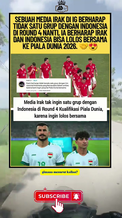 IRAQ TIDAK INGIN SATU GRUP DENGAN INDONESIA DI ROUND 4 #indonesia #timnas #highlight #football #fyp