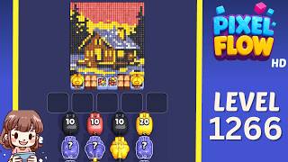 Pixel Flow Level 1266 Solution Walkthrough