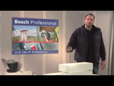 Bosch GLM 250 VF - 250m Range Outdoor Laser Rangefinder
