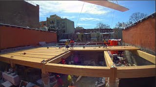 Timber House construction time lapse