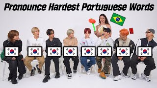 Koreans Tries To Pronounce Portugues For The First Time l Korea, Brazil, l Kpop Idol EPEX