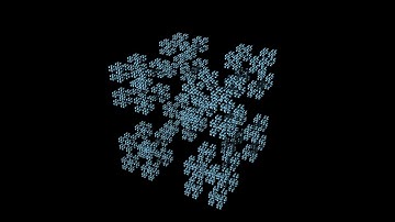 3D fractal: Cantor dust