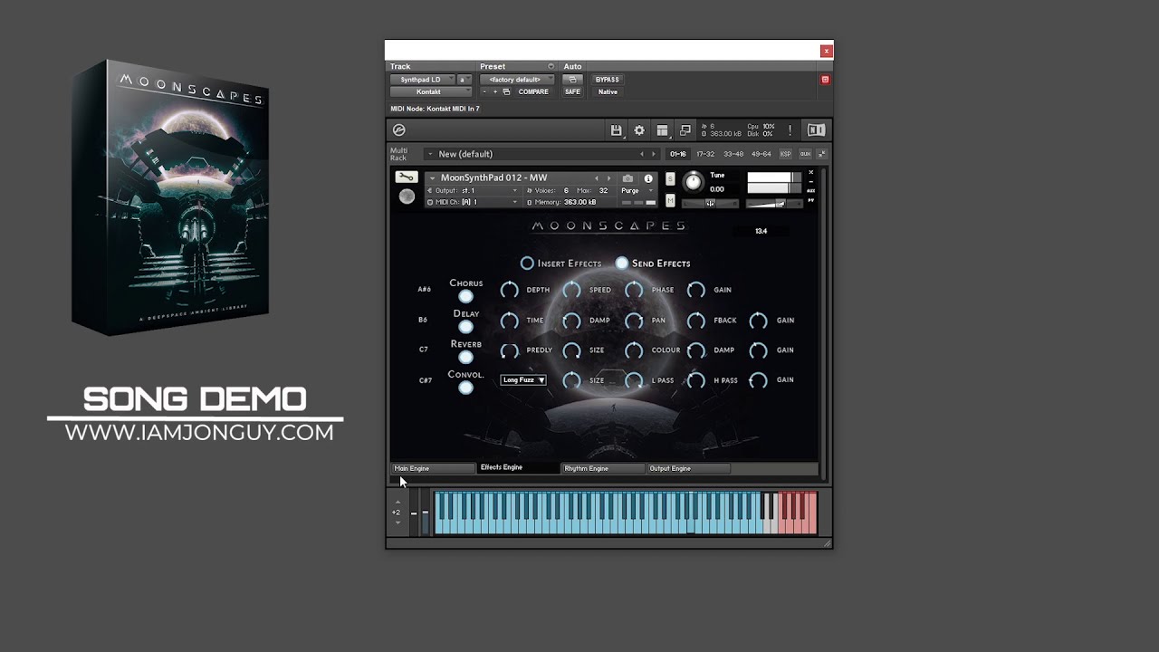 Moonscapes by VST Buzz | Song Demo | Jong Uy Music