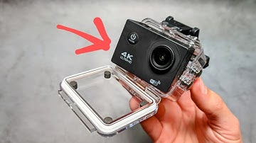 How to OPEN 4K Action Camera WaterProof Case - Ultra HD DV Sports Action Cam Akaso EK7000