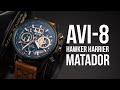 AVI-8 HAWKER HARRIER MATADOR - une montre au cadran hors du commun, colorée et de qualité !