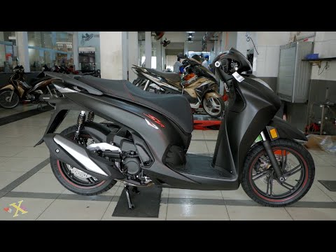 Video Honda SH 350i 2022 Đen Nhám - Matte Black - Walkaround - youtube
