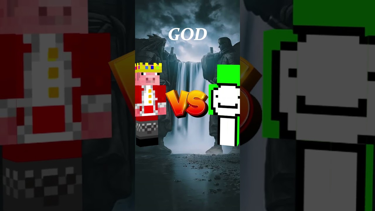 @Technoblade  VS @dream  #minecraft  #shorts  #shortsfeed  #viral  #trending  #1v1  #comparison