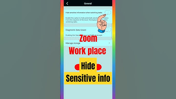 How to hide Sensitive information in Zoom? #shortsfeed #shorts #zoommeeting #zoomtest