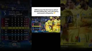CSK Smash MI by 100+ 💛 Historic Domination 🔥  #shorts #shortsviral #trending #cricketshorts #ipl