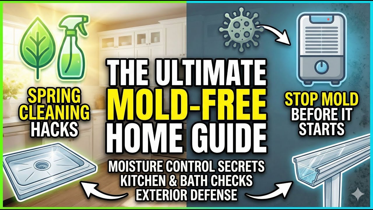 🌱Spring Cleaning Hacks 🏠The Ultimate Mold-Free Home Guide🦠