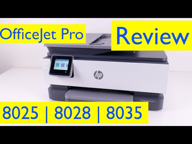 Live - Review of HP OfficeJet 8022 Printer