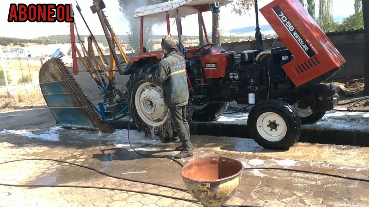 Newholland 70-56 yıkama ve blok boyama olayı( bazı yerler boya istiyor)