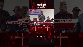 PEMERINTAH KAB GORONTALO - BUPATI GORONTALO SERAHKAN BANTUAN BBR UNTUK KORBAN PUTING BELIUNG