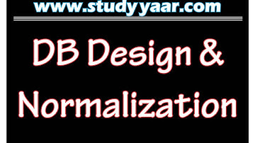 Database Design and Normalization  - Full Video