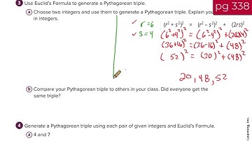 A2 Carnegie Module 2 Topic 2 Lesson 1B Pythagorean Triples