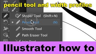 Illustrator pencil tool and width profiles tutorial Net Worth