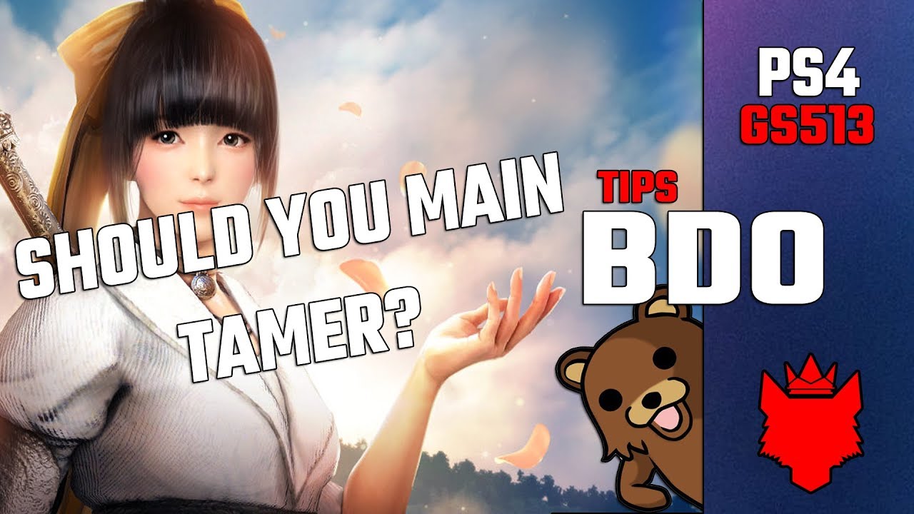 Bdo Ps4 Should You Main Tamer Youtube