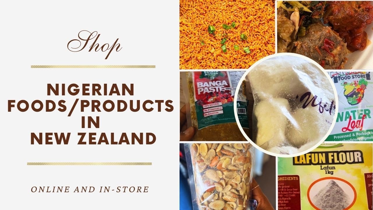 Where to Buy Nigerian Foods Ingredients & Groceries in New Zealand + Hair Extensions, Beauty Product