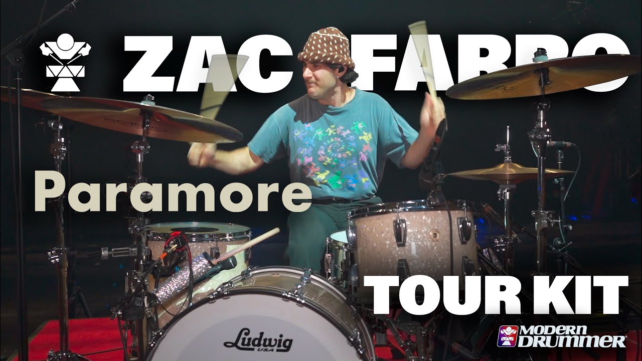 Zac Farro - Paramore - Tour Kit Rundown