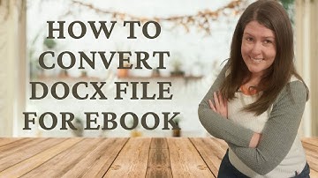 How To Convert DOCX File For eBook Format