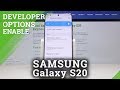 How to Enter Developer Options in SAMSUNG Galaxy S20 – Open Developer Mode