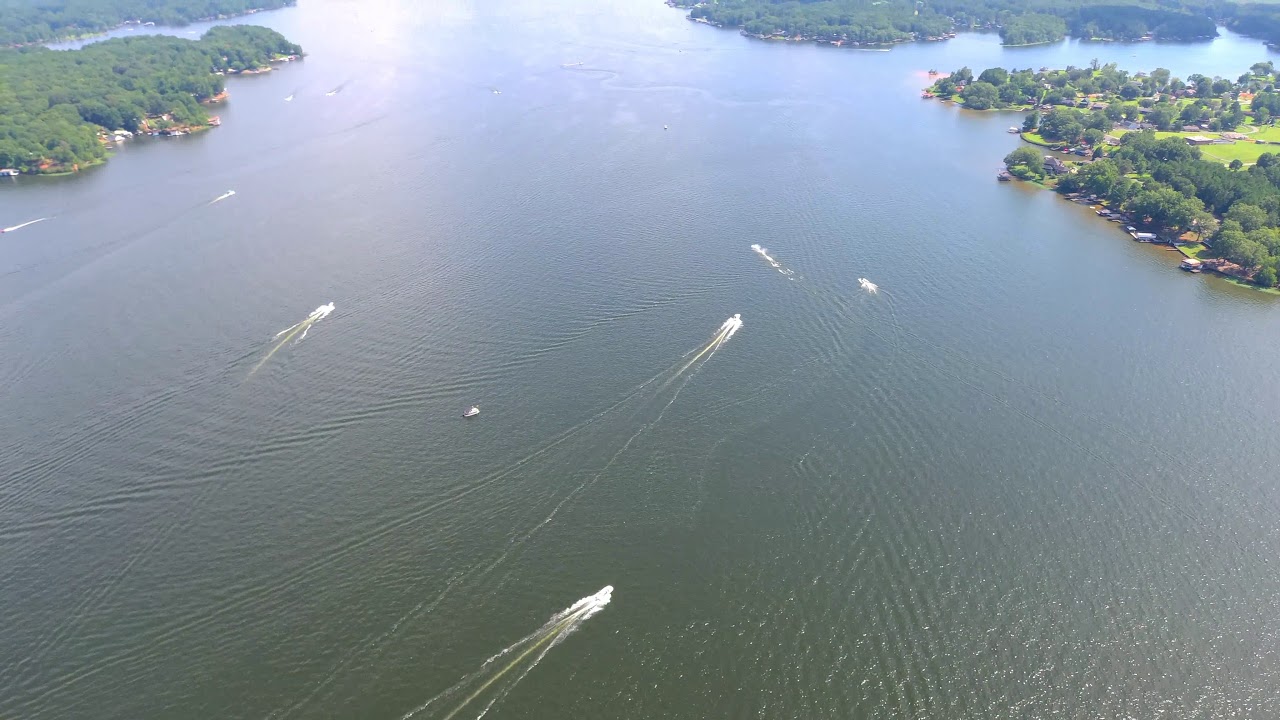 Lake Tillery from The Boath House Marina YouTube