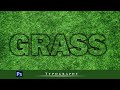 The fantastic drop shadow text effect, transparent text effect in Photoshop, tutorial for beginners