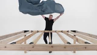 Toja Tip - SHADE SAIL Over Rafters