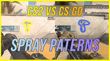 CS2 vs CS:GO Spray Patterns
