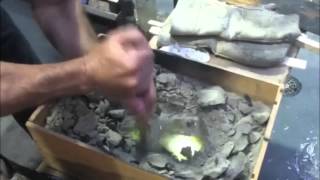 Hot Glass Sand Casting