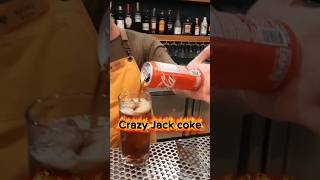 How to make Crazy Jack Coke Drink #bartending #bartender #cocktail #jackdaniels #mixer #crazy #drink