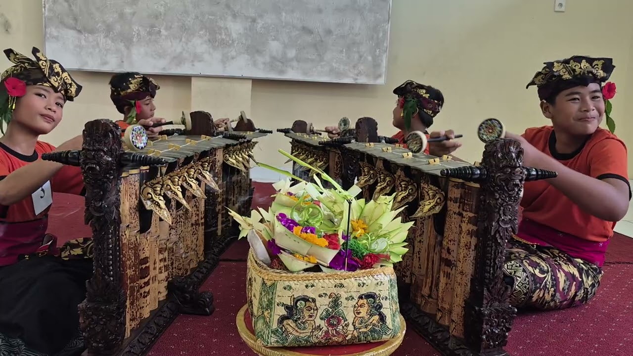 JUARA 3 LOMBA GENDER WAYANG TINGKAT SD PORSENI SEWILAYAH DENTIM || SARASNAM