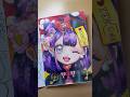 ダイソーで買った塗り絵やってみた！ #塗り絵 #ダイソー購入品 #色鉛筆 #asmr