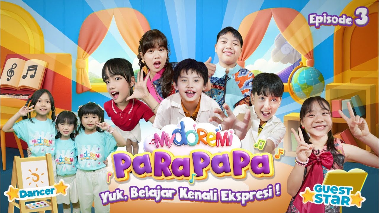 Учитесь выражать эмоции во время пения с Mydoremi Parapapa #mydoremi #parapapa #kidosband #childr...