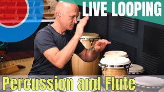Live Looping Drums and Flute - BOSS 505 screenshot 1