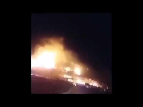 حريق إسرائيل يلتهم مستوطنة حلميش