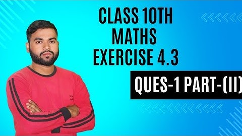 पूर्ण वर्ग विधि| class 10 maths | chapter 4 | exercise 4.3 maths class 10 | ques-1 ka part ii