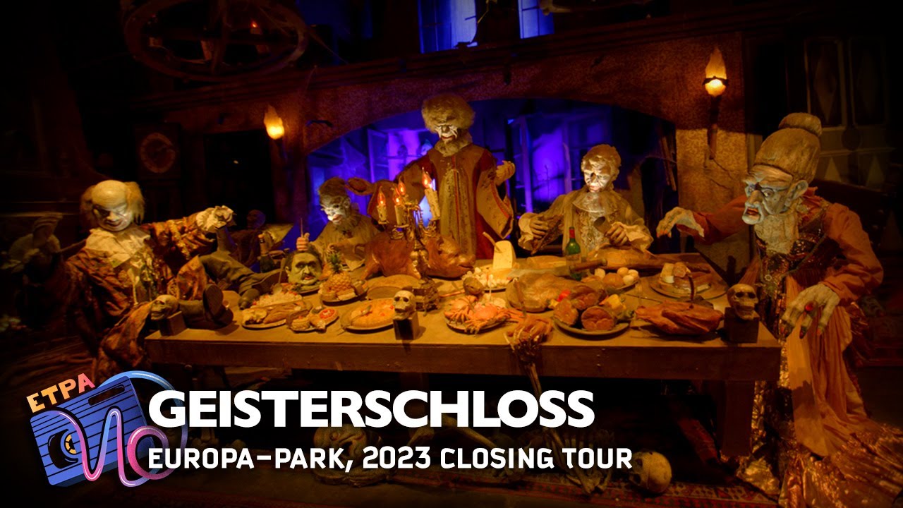 Geisterschloss, Europa Park – 2023 Ride POV (UHD)