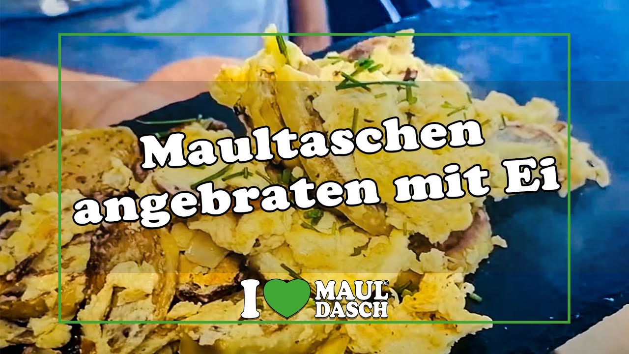 Angebratene Maultaschen mit Ei 💚🍳 // Der schwäbische Klassiker als Rezept zum Nachkochen