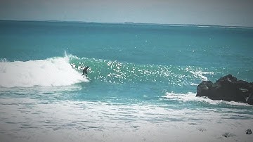 SURFING left hand POINT BREAK - New Zealand - Canterbury 2022