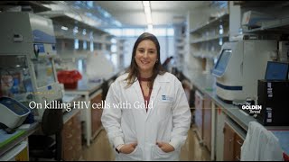 Killing HIV cells with gold: The Golden Thread