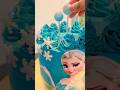 Decorating Frozen theme cake #frozen #elsa #cake #birthdaycake #cakeshorts #snow #frozencake #olaf