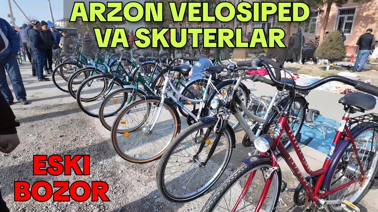 SKUTER VA VELOSIPEDLAR. FARG'ONA ESKI BOZOR. 28-FEVRAL