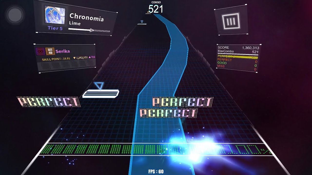 Chronomia / Tier 5 / DanceRail3 譜面確認